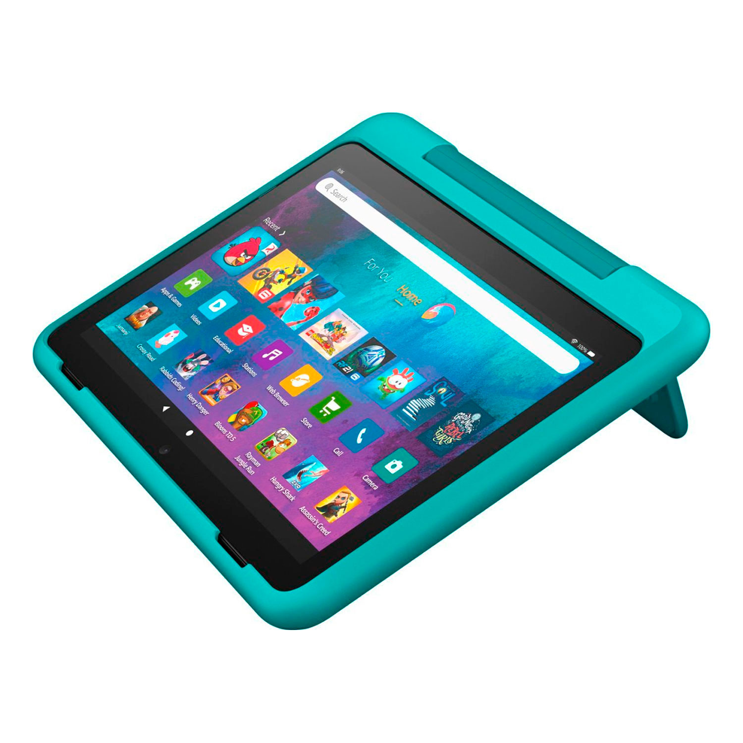 Tablet Amazon Fire HD8 Kids Pro 2022 32GB Tela 8" - Verde (Caixa Danificada)