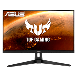Monitor Asus Tuf Gaming 27" / 144/165Hz / 1ms / Curved / Freesync - Preto (VG27VH1B)