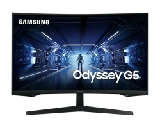 Monitor curvo Samsung 32" Odyssey G5 / 144Hz / 2K / 1ms / 1440P - Preto (LC32G55TQWLXZP)