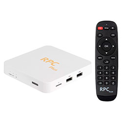 Receptor TV Box RPC Plus 8K 512GB / 64GB RAM / Android / Tela 10.1 - Branco