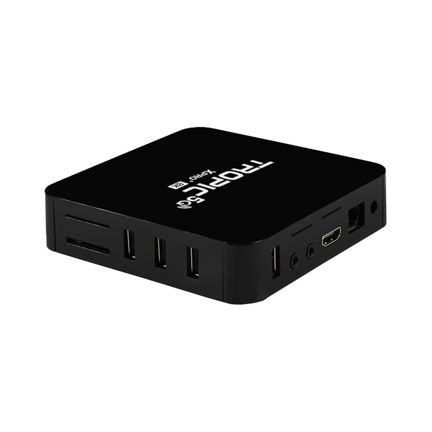 Receptor TV Box Tropic XPRO+ 5G 8K 256GB 32GB RAM Wi-Fi - Preto