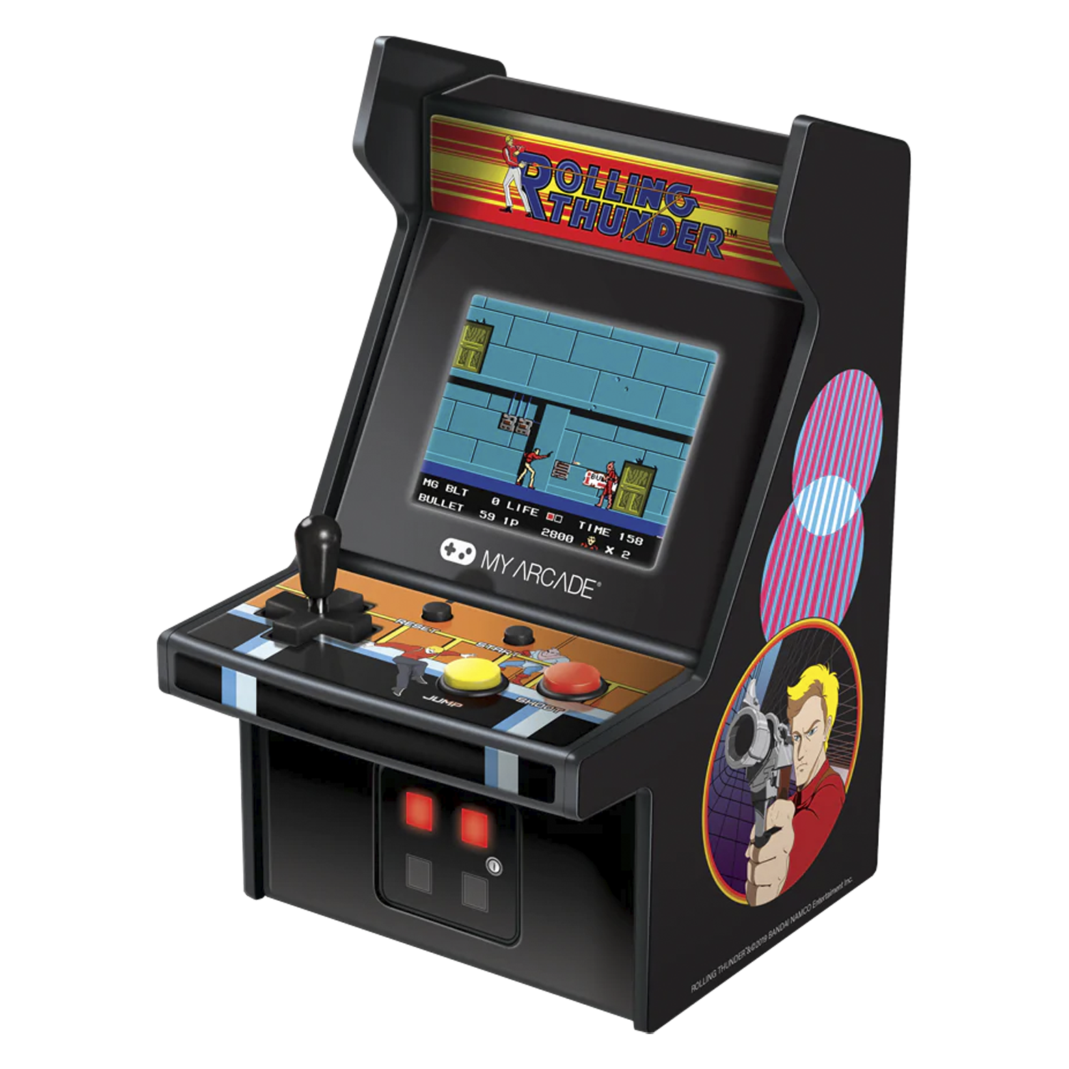 Console Game My Arcade Rolling Thunder Micro Player - DGUNL-3225