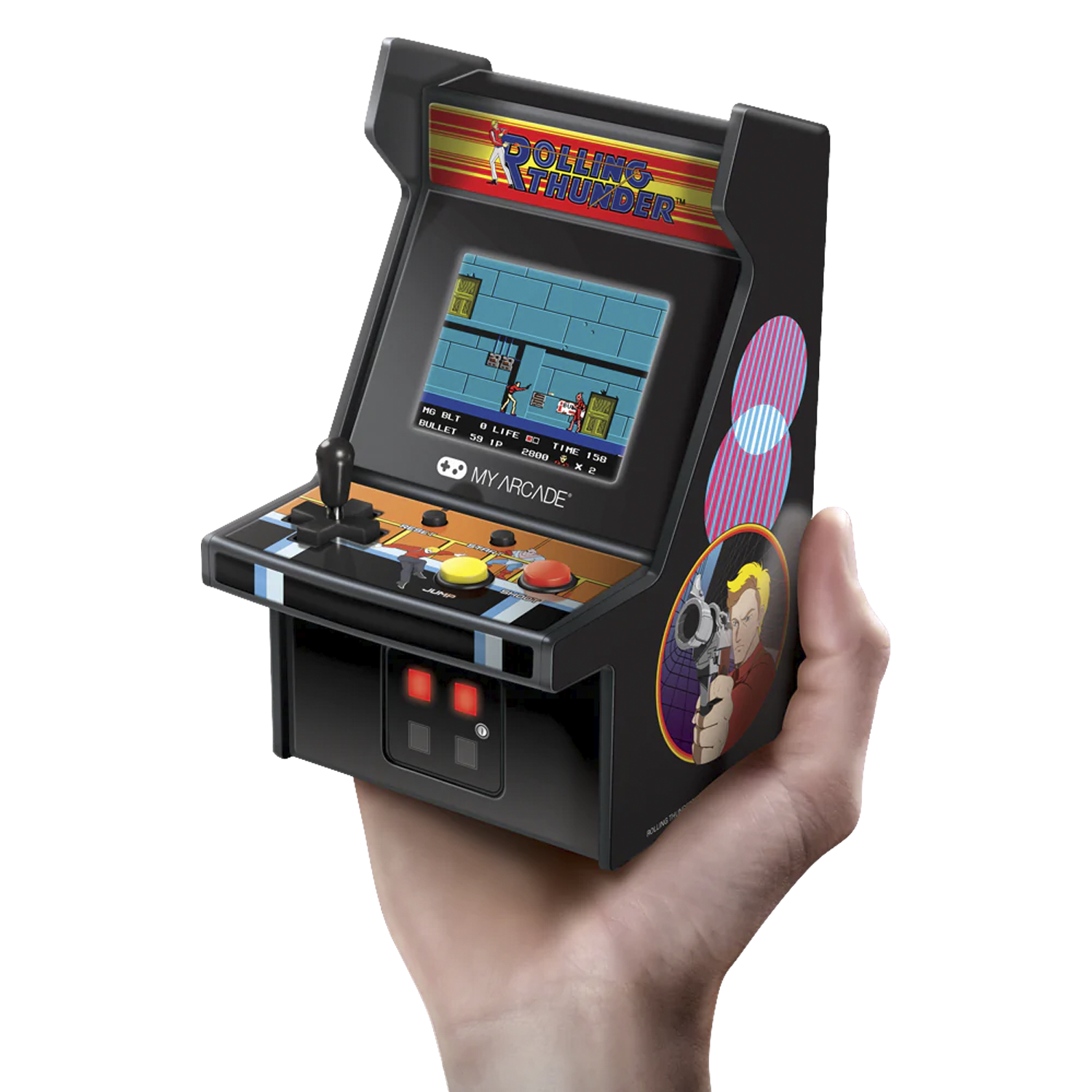 Console Game My Arcade Rolling Thunder Micro Player - DGUNL-3225