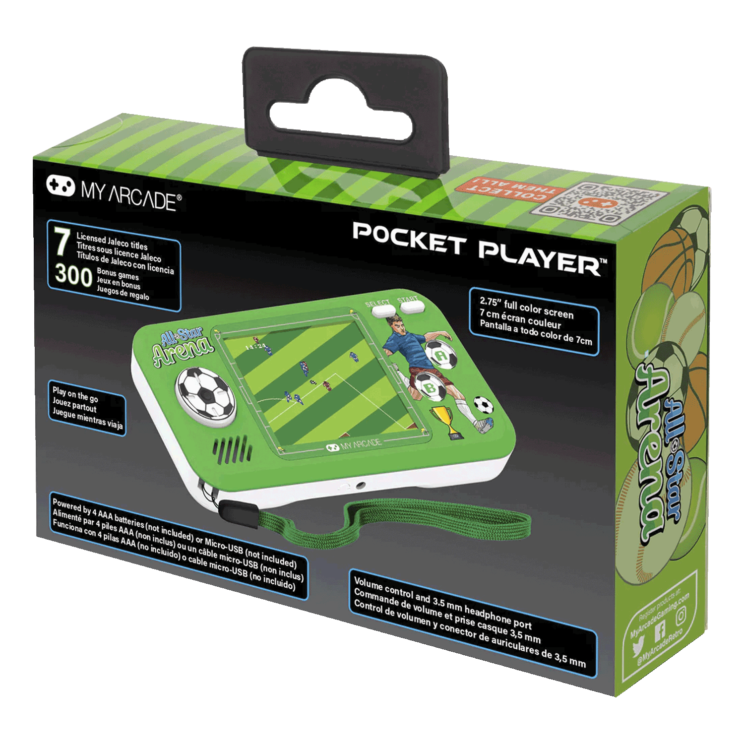 Console My Arcade All Star Arena Pocket Player - (DGUNL-4128)