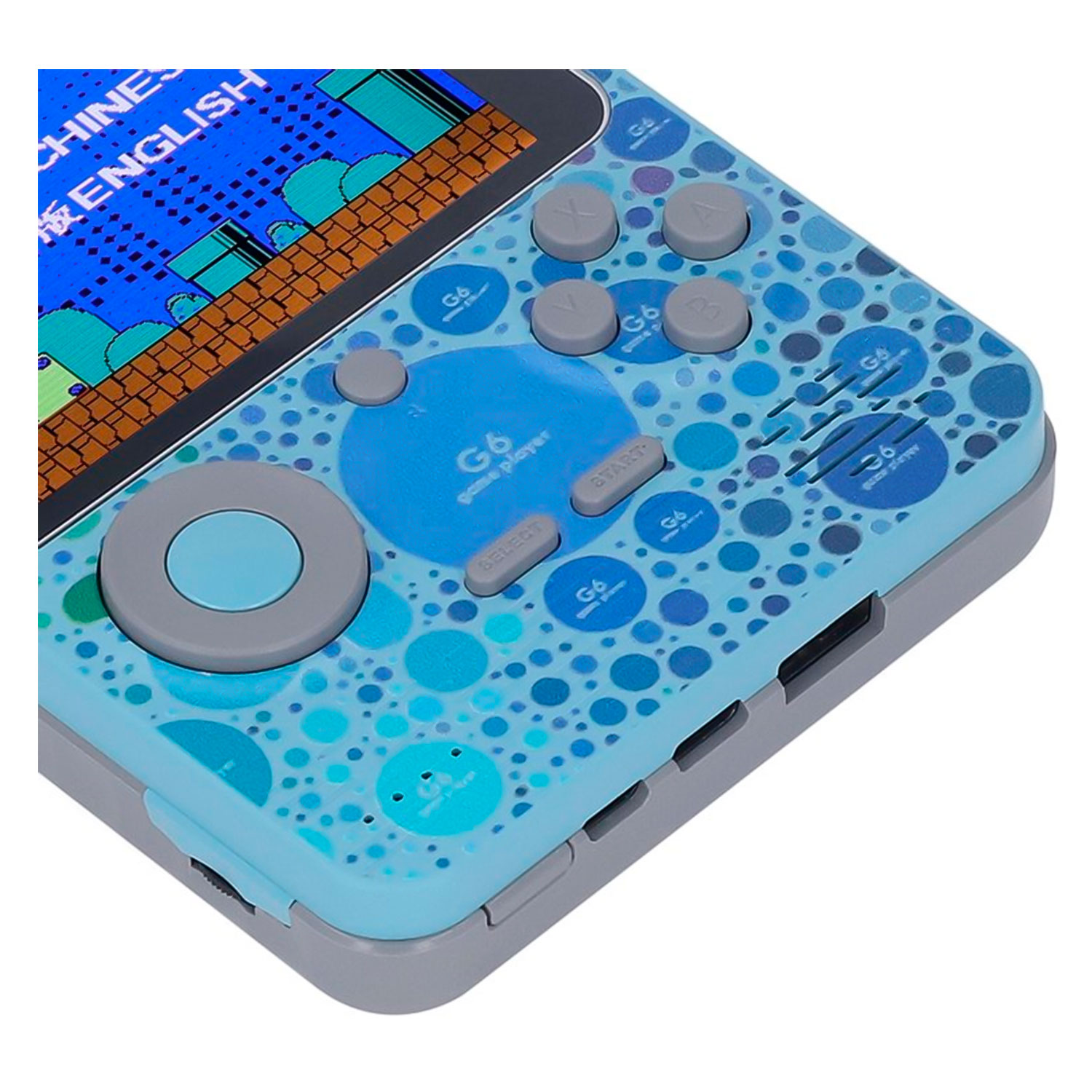 Console Portátil Game Box G6 Power Bank 666 Jogos - Azul