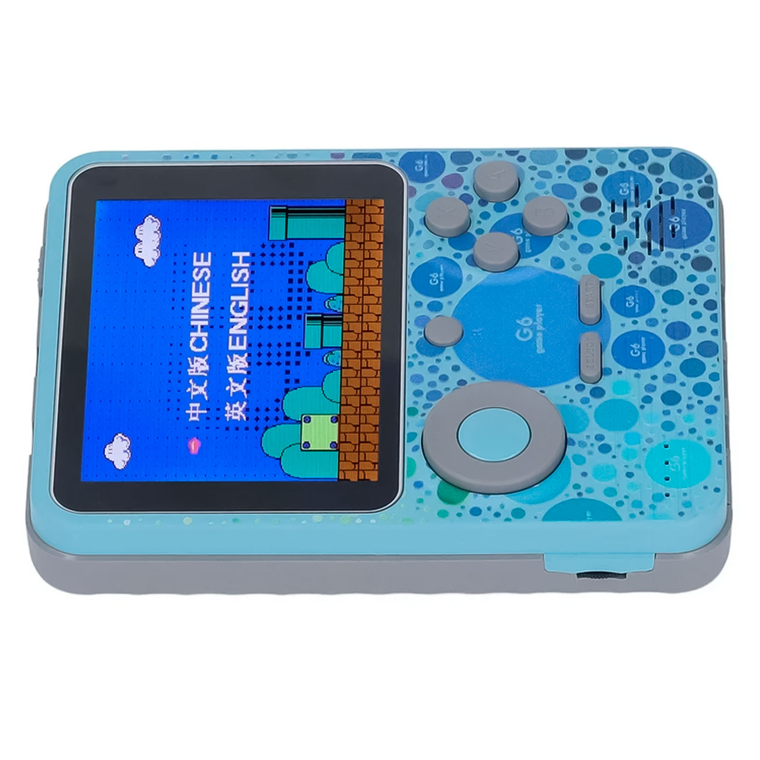 Console Portátil Game Box G6 Power Bank 666 Jogos - Azul
