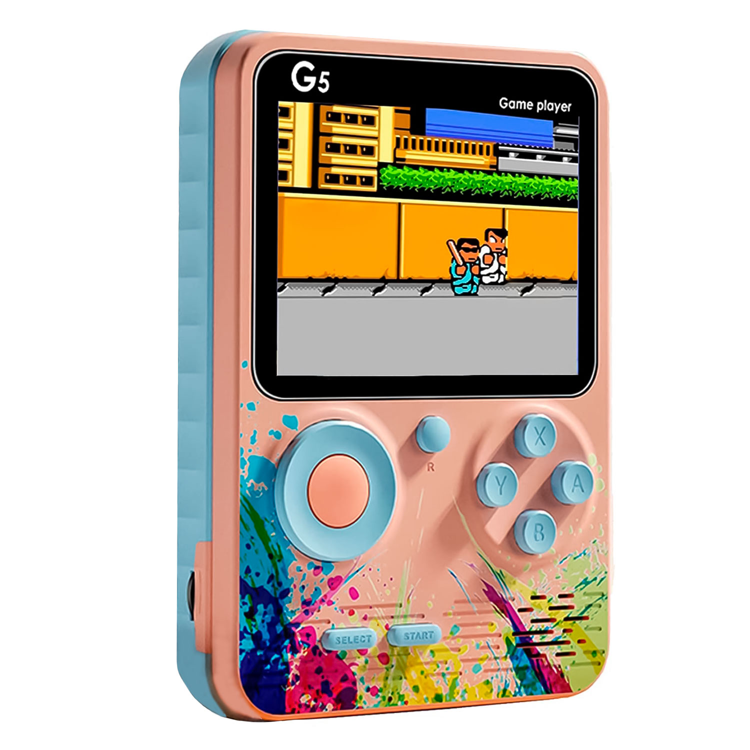 Console Portátil Game Boy Game Box G5 500 Jogos - Rosa