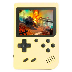 Console Portátil Game Boy Game Box Plus 500 Jogos - Amarelo