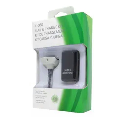 Play And Charge Xbox 360 - Branco