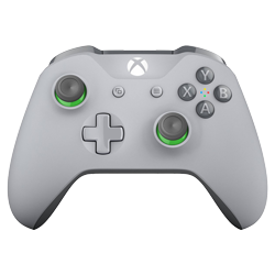 Controle Microsoft S Groby para Xbox One - Cinza / Verde (Sem Caixa)