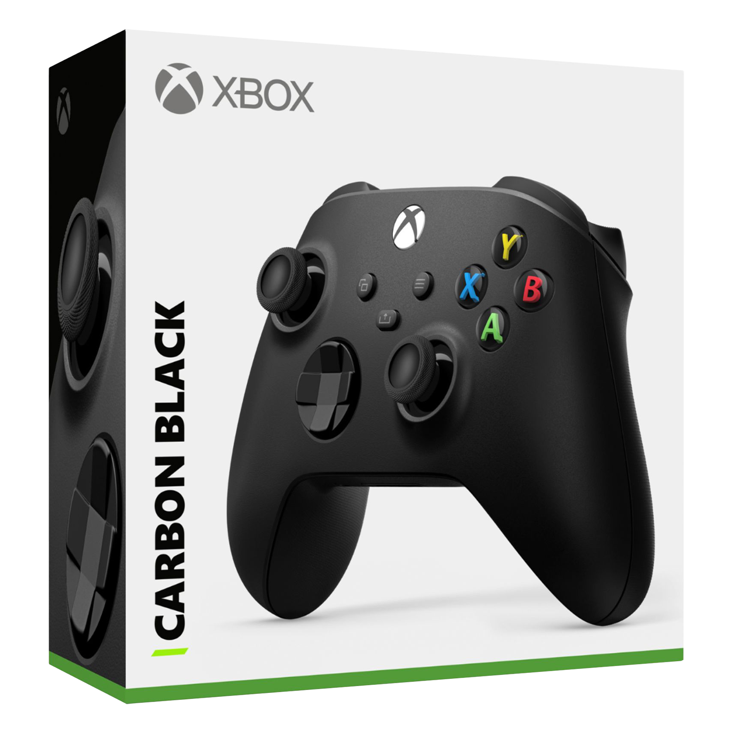Controle Microsoft Wireless para Xbox One / X Series - Carbon Black (QAT-00007)