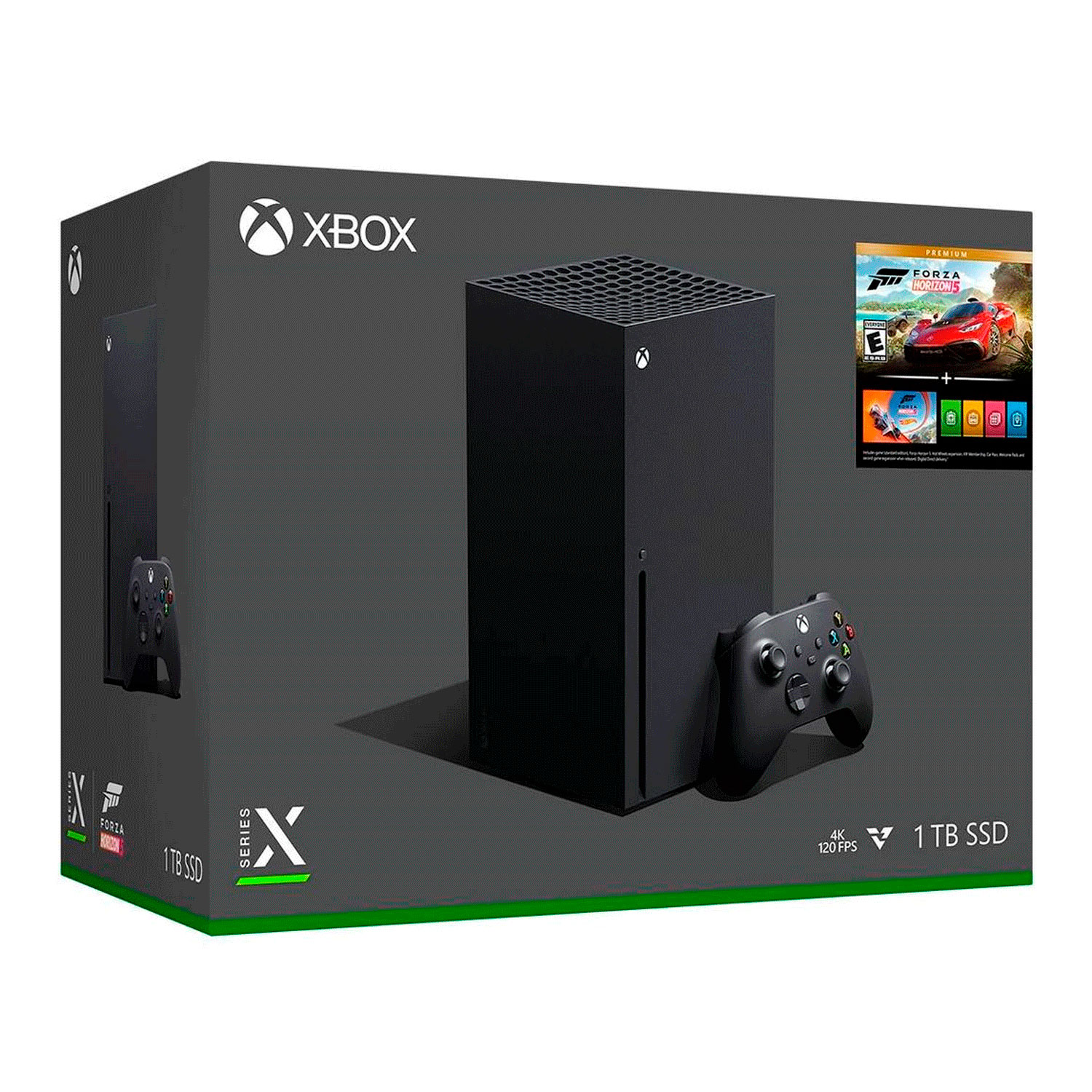 Console Microsoft Xbox One Series X Forza Horizon 5 Bundle 1TB SSD - Preto - (Caixa Danificada)