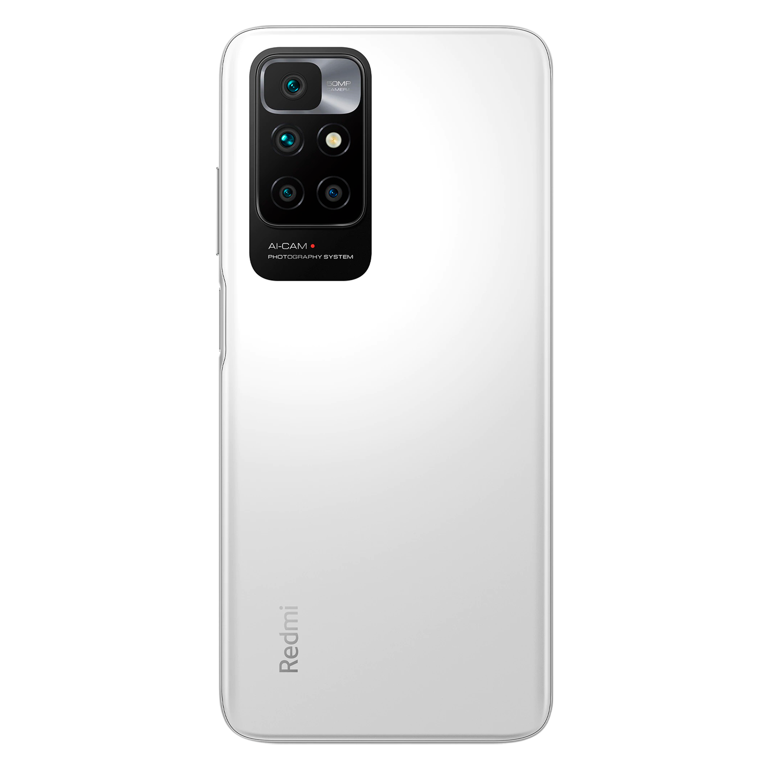 Celular Xiaomi Redmi 10 128GB / 6GB RAM / Dual SIM / Tela 6.5''/ Câmeras 50MP+8MP+2MP+2MP e 8MP - Branco (Global)(2022)

