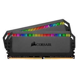 Memória RAM Corsair Dominator Platinum RGB 16GB (2x8GB) DDR4 3600MHz - CMT16GX4M2C3600C18