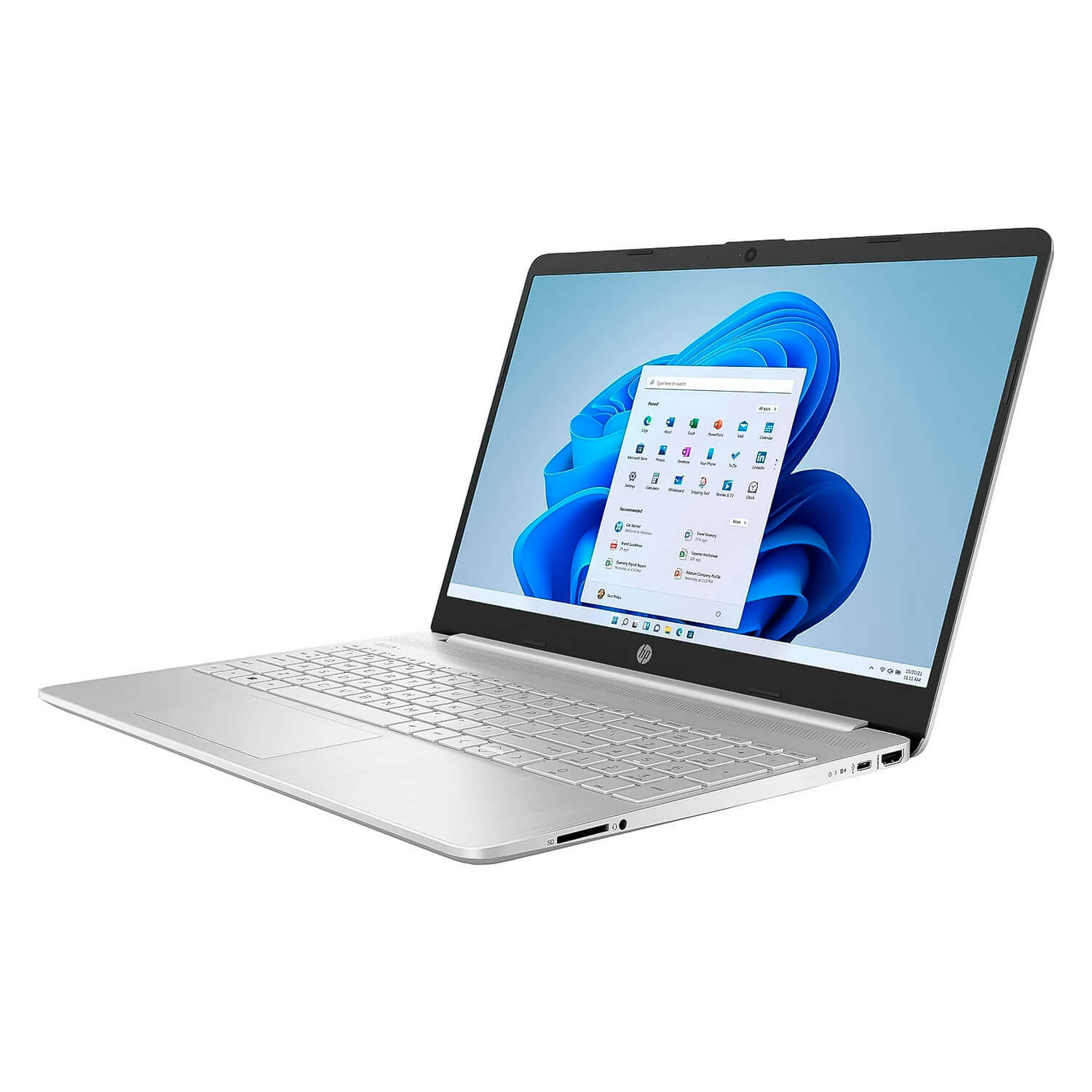 Notebook HP 15-EF2030TG 15.6" AMD Ryzen 5 5500U 512GB SSD 8GB RAM - Prata